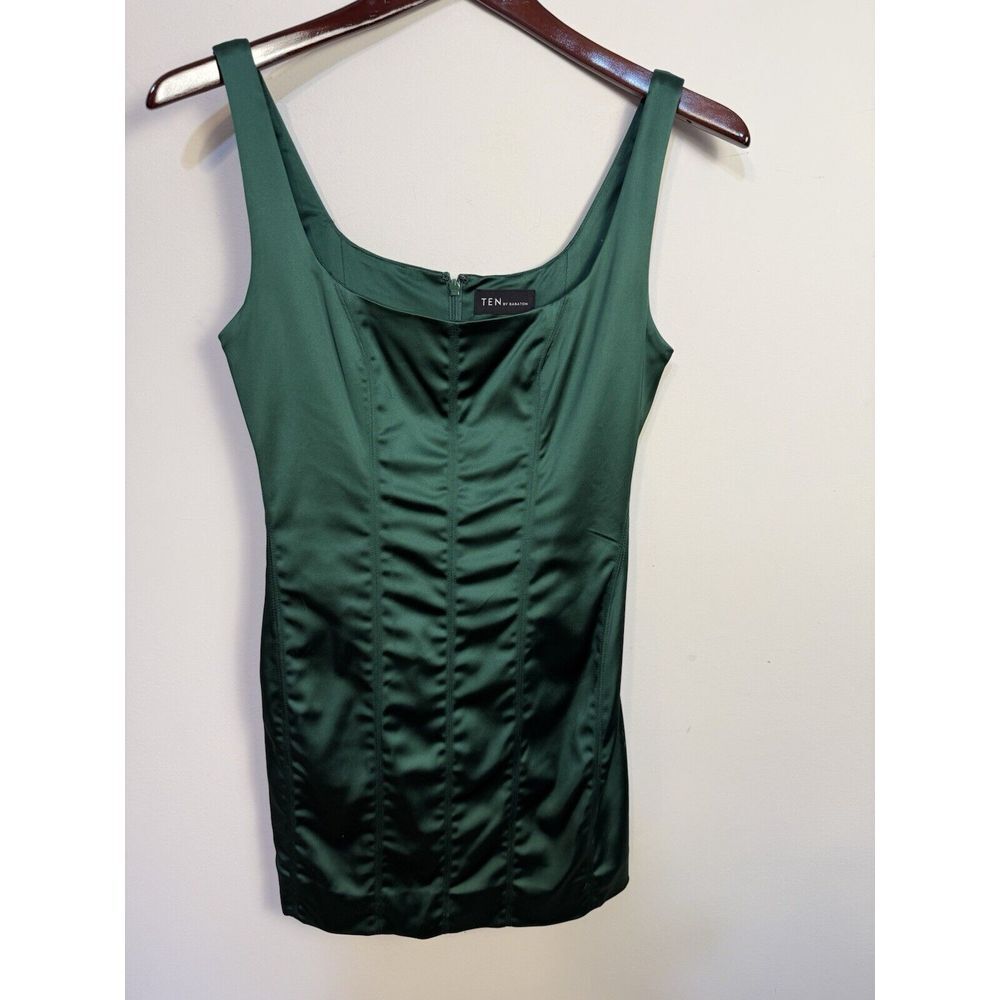 Babaton Emerald Green Satin Prom Dress
